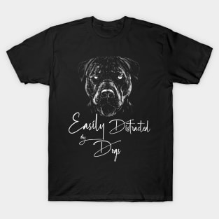 Distracted By Dogs T-Shirt